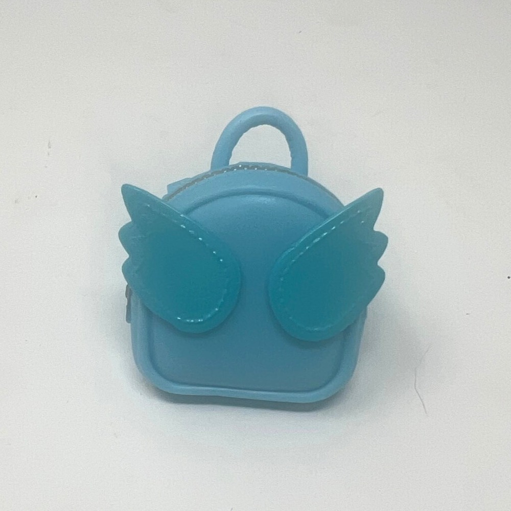 Bratz Doll Accessory Blue Backpack Cloe‎ Angel Wings Purse Tiny Teal